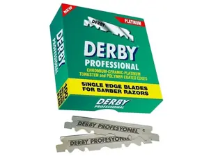 Derby Professional Platinum - Náhradné žiletky, polovičná čepeľ 100ks